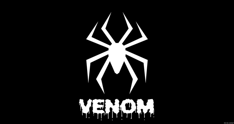 Movie, Black, 8K, Venom, Symbol, Shapes