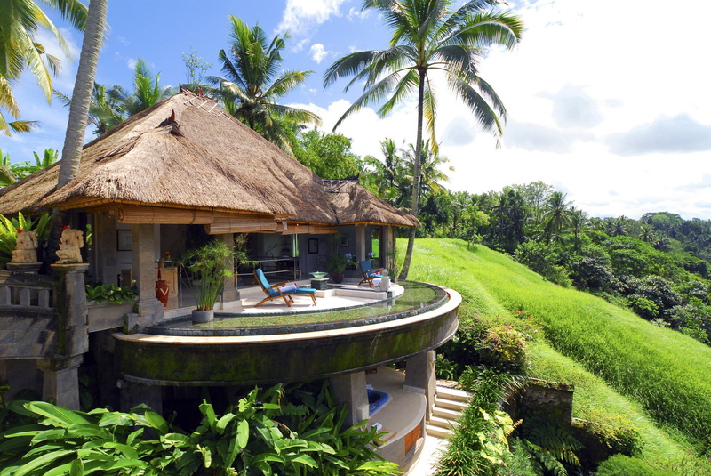 outdoors, transportation, built structure, architecture, green color, roof, sky, tropical climate, plant, thatched roof, day, water, building exterior