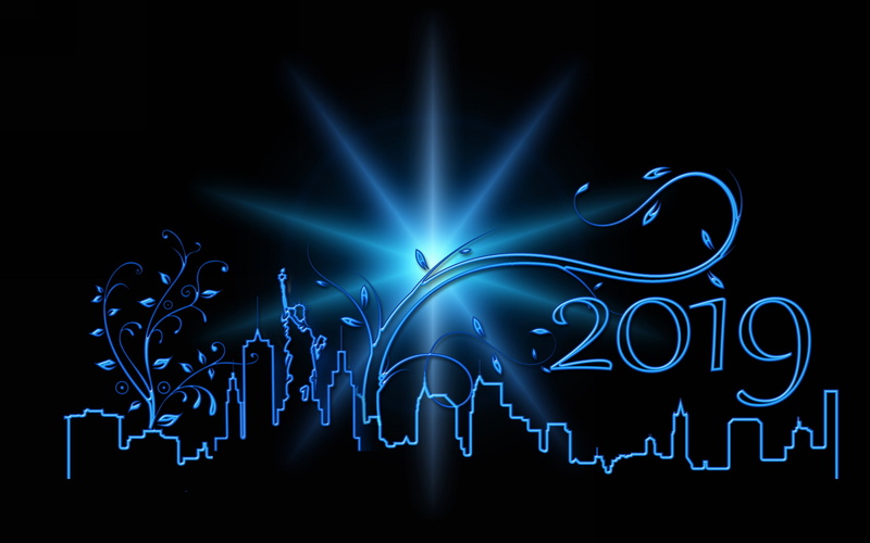 2K, New Year 2019, New Year, Holiday