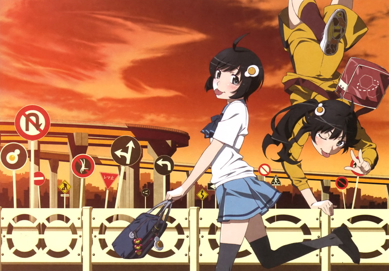 Karen Araragi, Anime, Monogatari (Series), 1080P, Tsukihi Araragi
