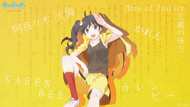 indoors, anime girls, handwriting, childhood, board, 1080P, fun, women, portrait, offspring, Araragi Karen, blackboard, child, happiness, human body part