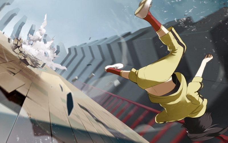 720P, Araragi Karen, Monogatari Series, anime girls