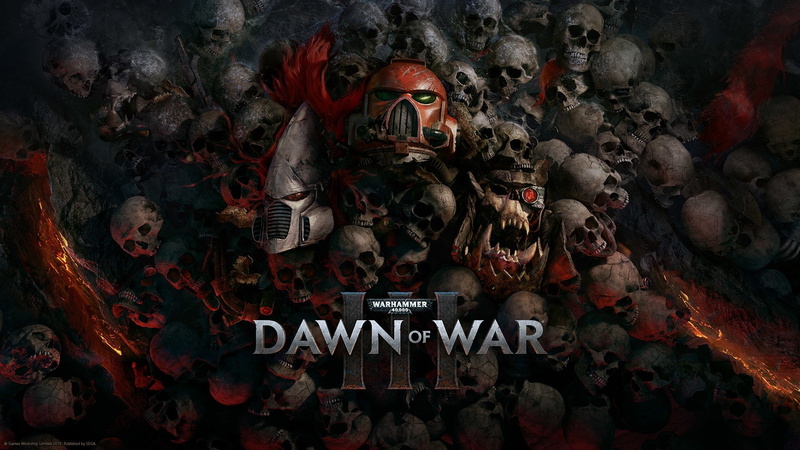 Warhammer, Dark, Skull, Warhammer 40,000: Dawn of War III, 1080P