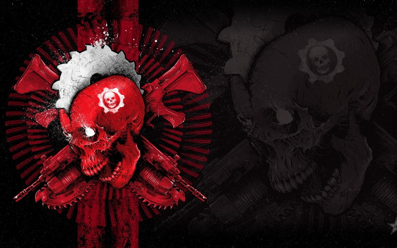 war, coalition, 720P, skull, gears