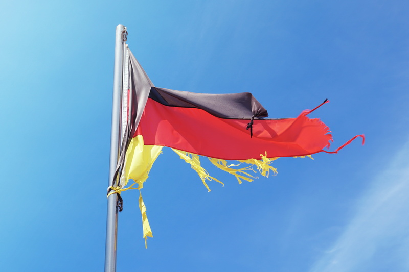 red, berlin, waving, outdoors, patriotism, low angle view, land, textile, elections, flag, fdp, destroyed, nature, 5K, spd, bundestagswahl, environment