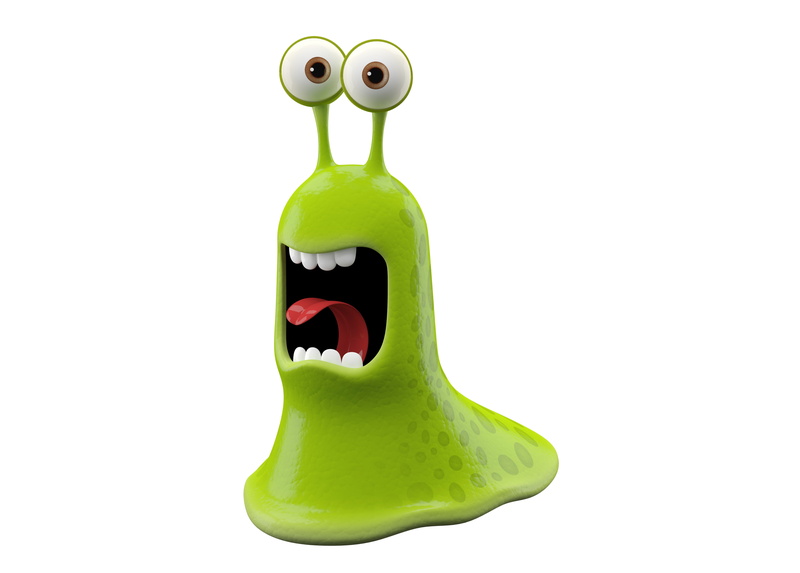 monster green slimy, monster green slug, bright smiling monster on a white background, joy, 5K