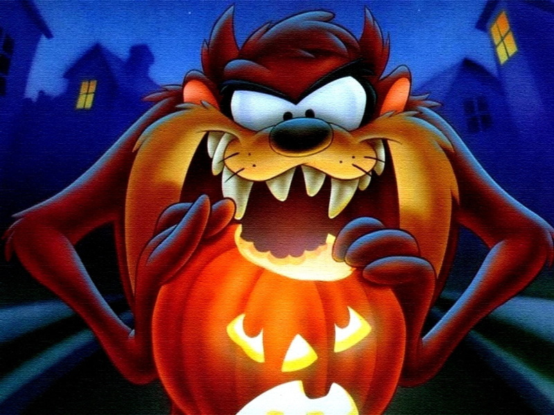 720P, taz, halloween, devil, tasmanian, looney