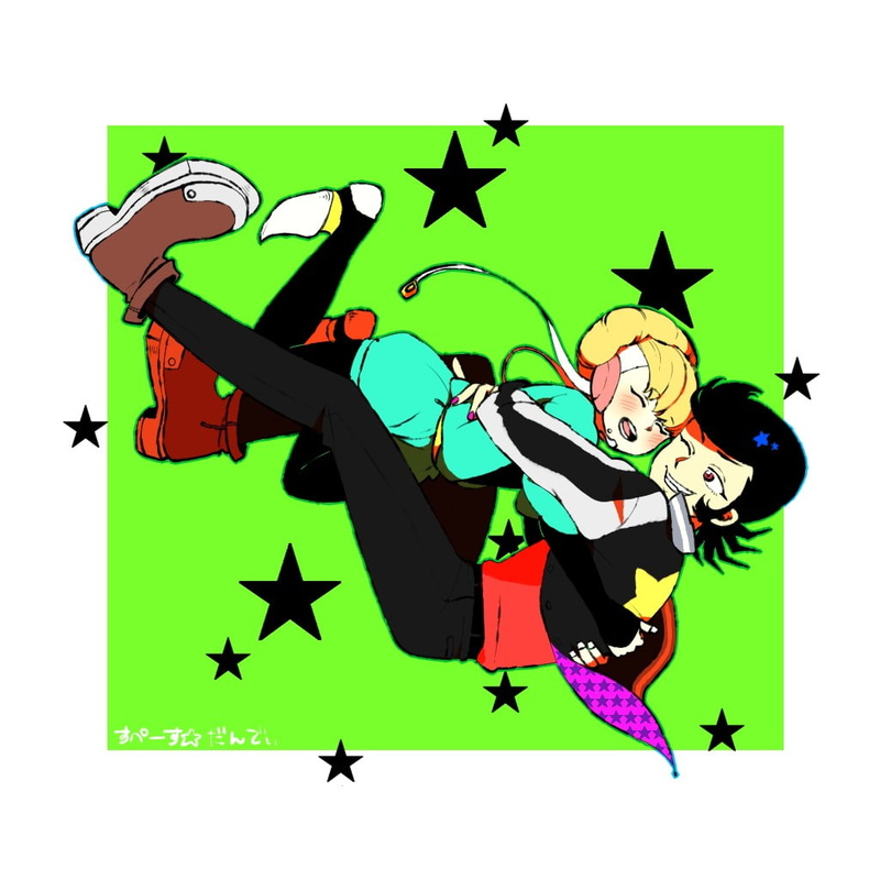 invertebrate, representation, Adélie (Space Dandy), sport, arts culture and entertainment, Space Dandy, Dandy (Space Dandy), butterfly - insect, monster - fictional character