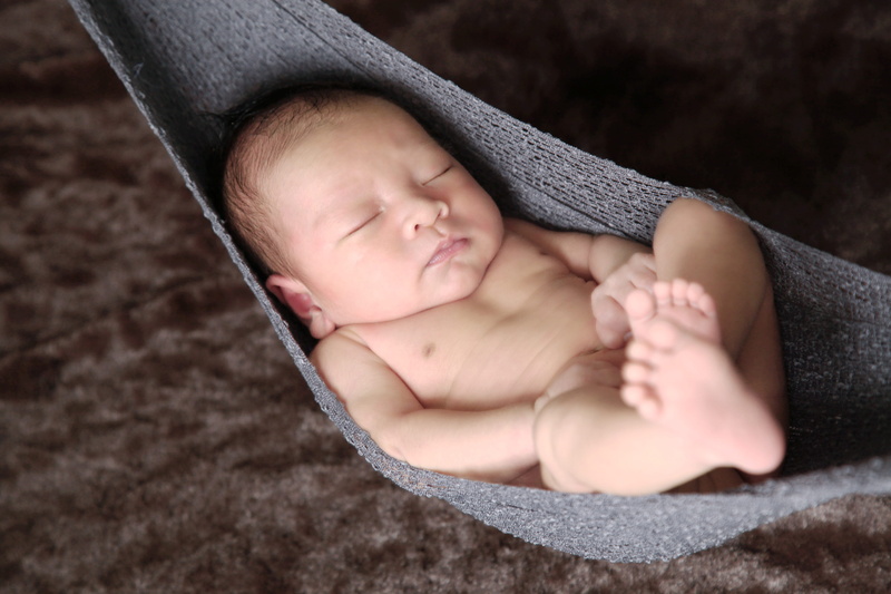lying down, innocence, day, one person, baby uk, hammock, 5K, napping, close-up, lying on back, high angle view, child, blanket, wrapped in a blanket