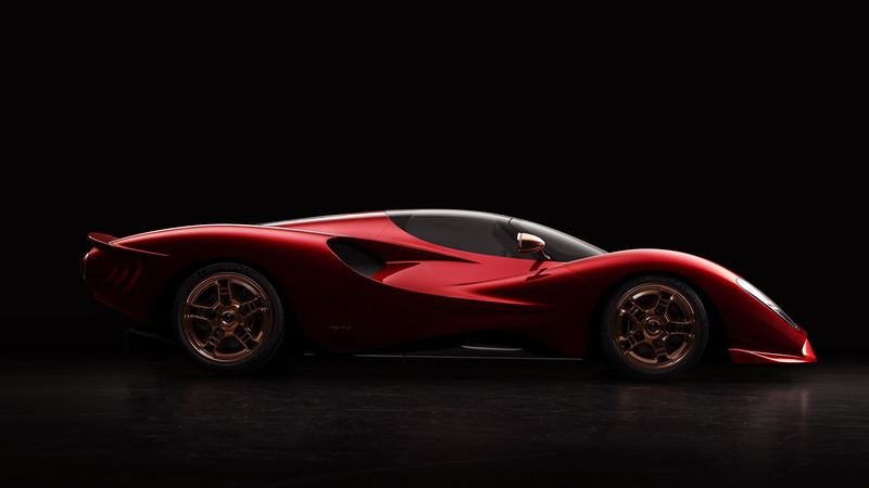 De Tomaso P72, Red Car, Vehicles, 4K, Sport Car, Car