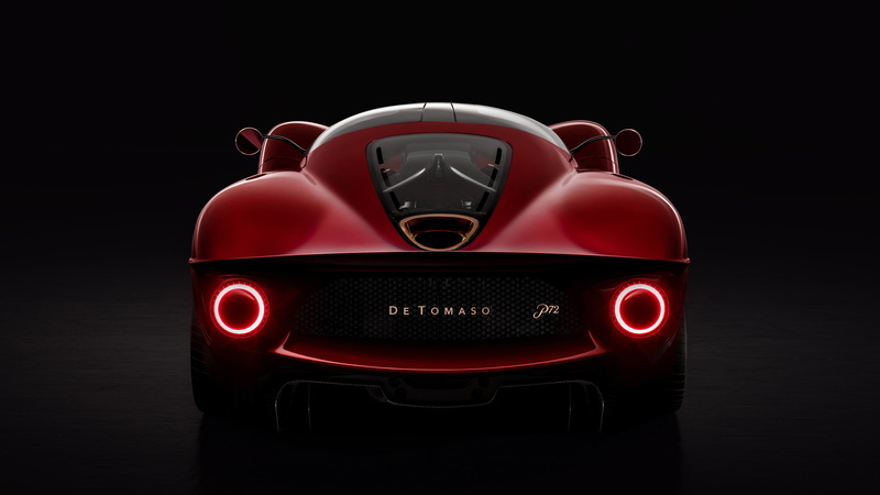 Red Car, Car, De Tomaso P72, Sport Car, Vehicles, 4K