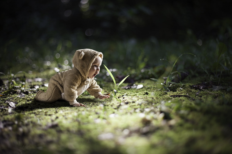 s, child, 1080P, footies, baby, nature, brown