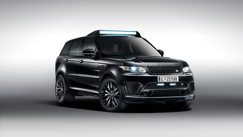4K, Range Rover Sport SVR, suv, 007 Spectre movie, black
