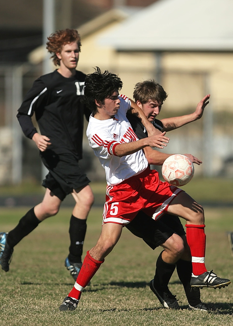 young, football, soccer team, football team, three, motion, soccer, child, effort, youth, competitive sport, team, kick, people, school, team sport, teenager