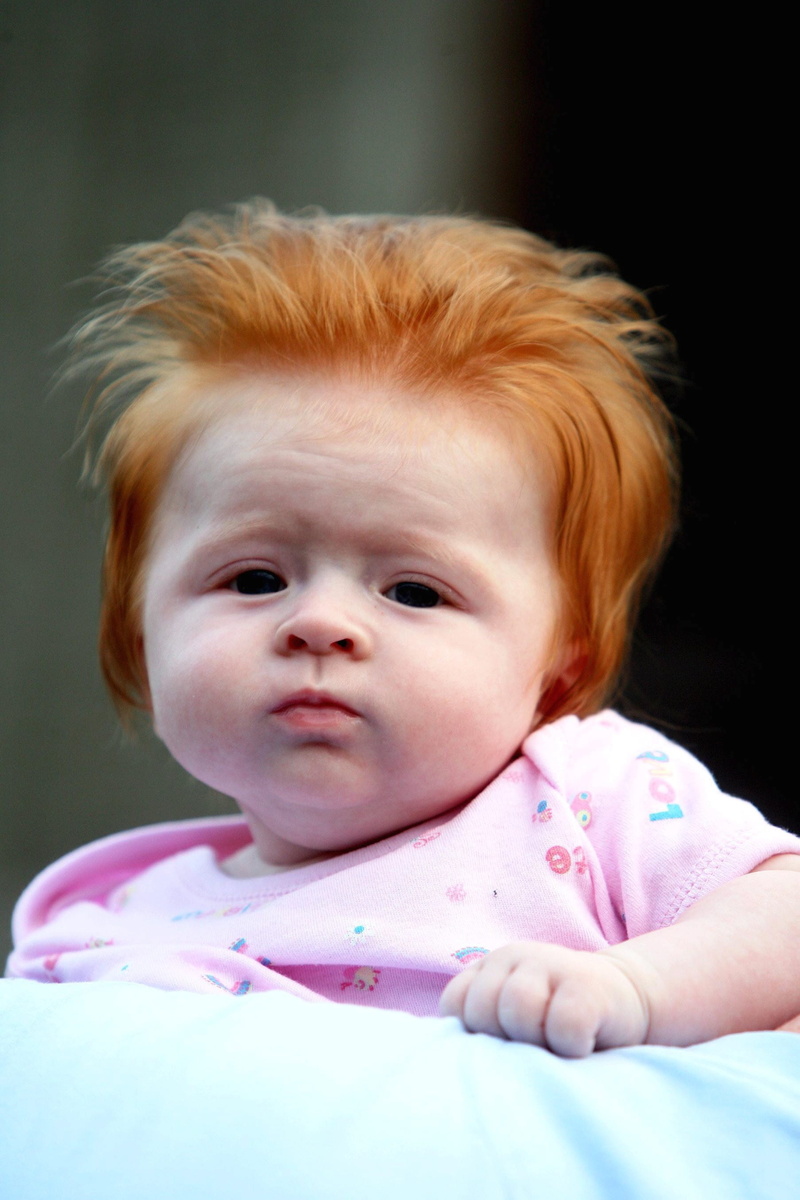 toddler, neck, emotion, sadness, baby, indoors, crew, child, redhead, front view, portrait, young, black background, 2K, childhood, hair, shirt, boy, offspring