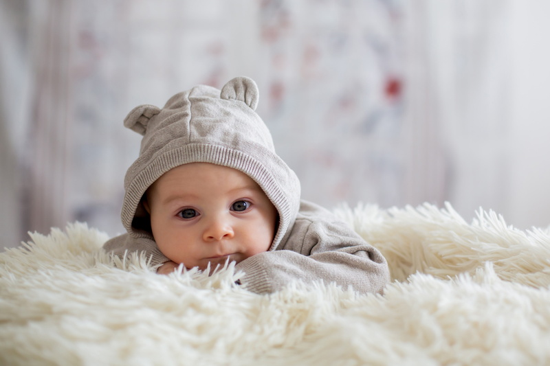 glance, infants, hat, 4K, winter, photo, children