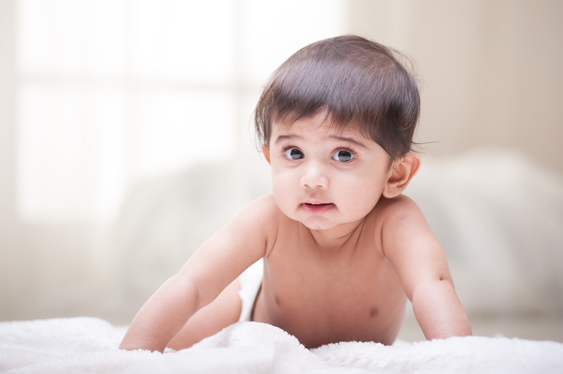 portrait, funny, one-year, one person, 4K, domestic room, looking at camera, bed, young, chest, todler, innocence, child, emotion, cute, baby, childhood