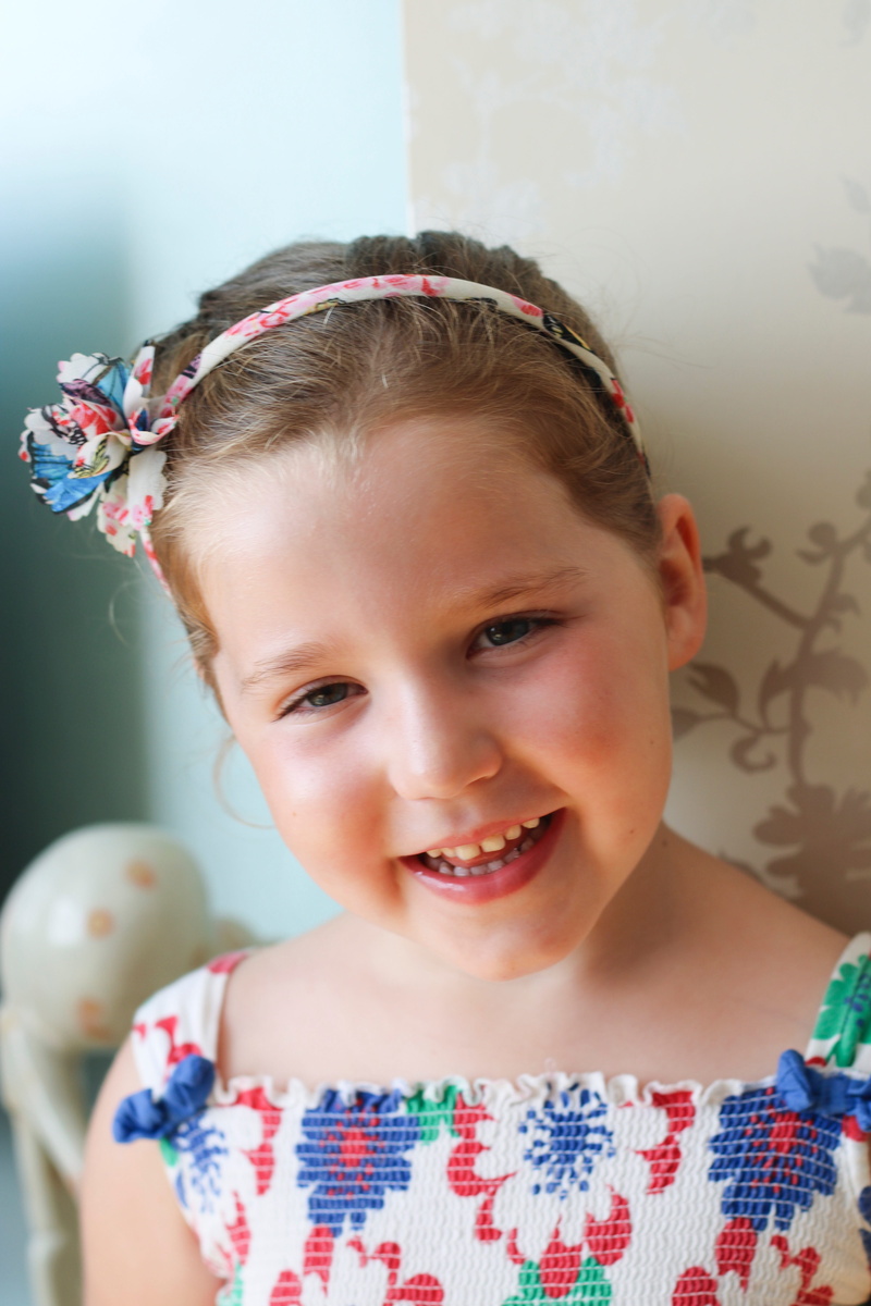 face, todler, floral pattern, young, childhood, headshot, girls, children only, smiling, cute, innocence, female, smile, fun, happy, front view, kid, one person