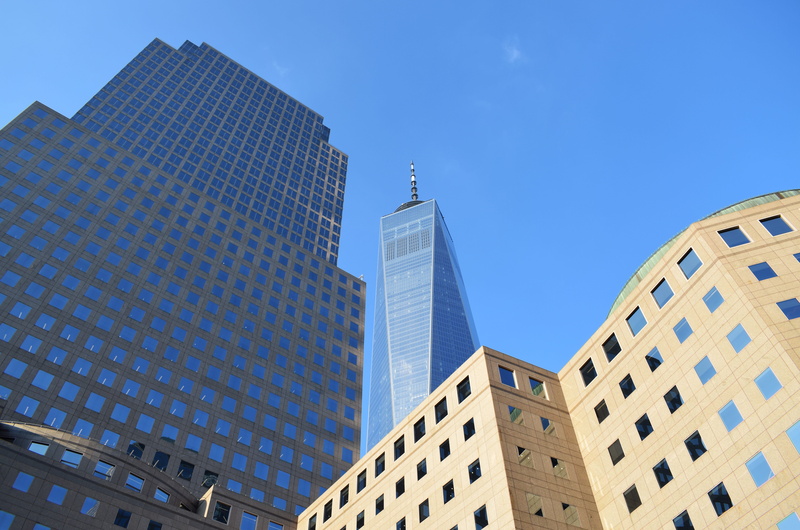 5K, nature, window, built structure, skyscraper, sky, tall - high, building, office, low angle view, outdoors, buildings, day, urban, united states, new york