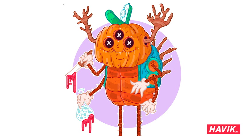 craft, celebration, representation, event, 1080P, animal themes, animal representation, holiday, no people, small, pumpkin, Halloween, chinese new year