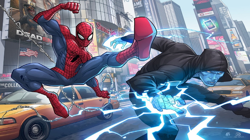 1080P, Spider-Man, The Amazing Spider-Man 2, Electro (Marvel Comics)