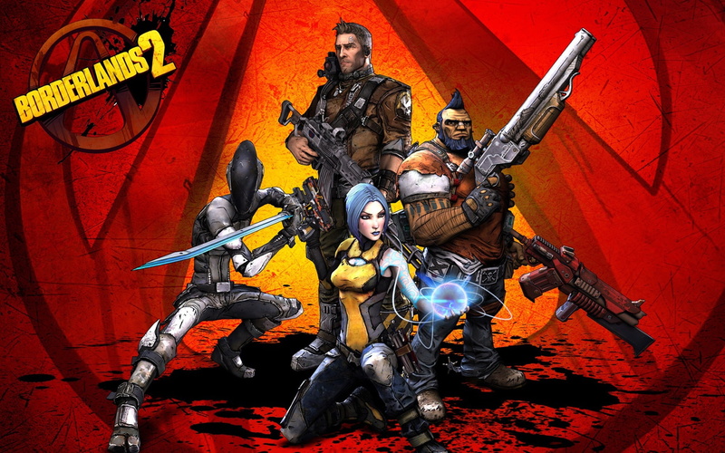 action, monsters, game, borderlands, 1080P, guns, characters
