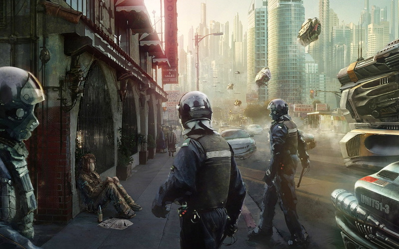 fantasy, abstract, 720P, artwork, police, riots, hd, art