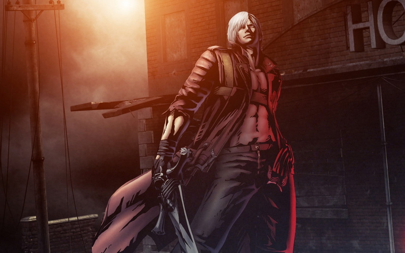 may, games, artwork, 1080P, dante, devil, cry