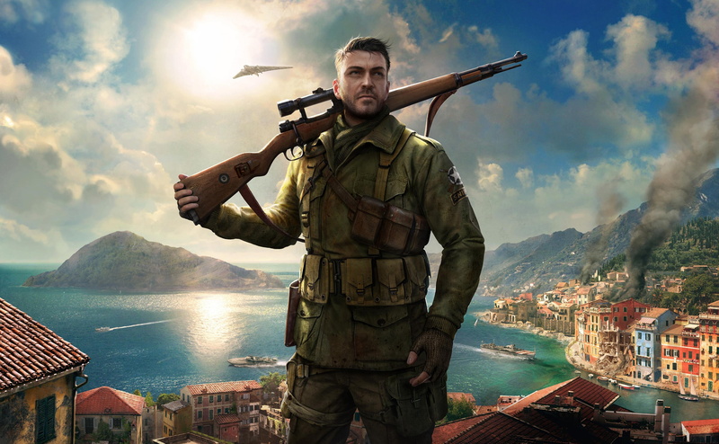 4K, standing, one person, day, nature, k, adult, occupation, Sniper, looking at camera, portrait, building exterior, architecture, city, water, mountain