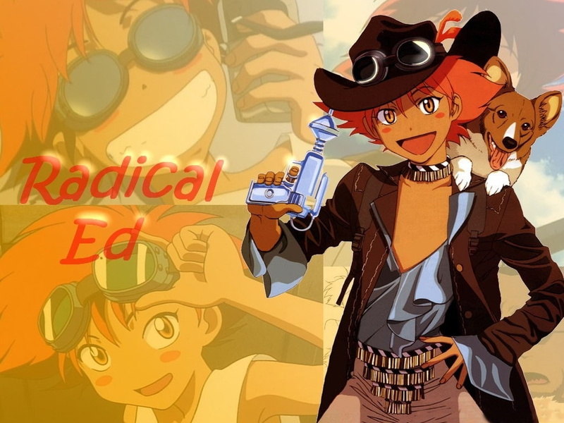 ed, hd, cowboy bebop, funny, glasses, cowboy, anime, 480P, eduardo, bebop, art