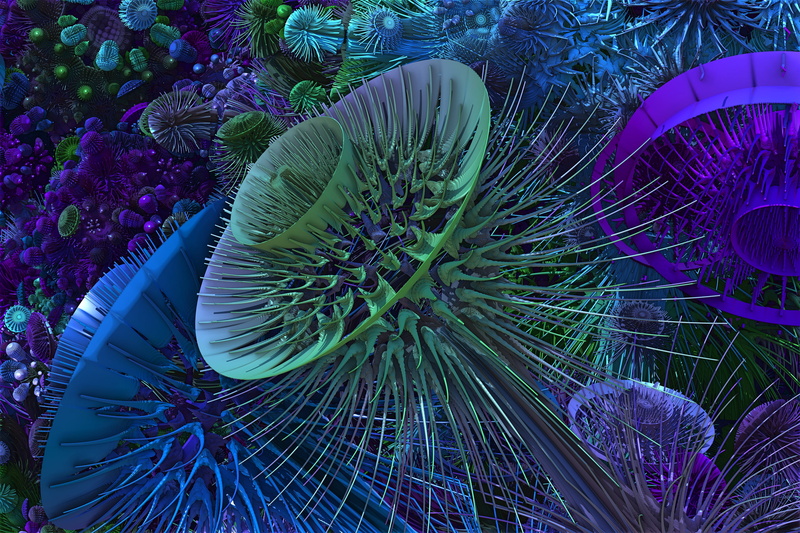 volume, coral, animal wildlife, wildlife, abstract, blue, reef, no people, underwater, purple, marine, structure, ecosystem, flower, sea, 3d, sea Life