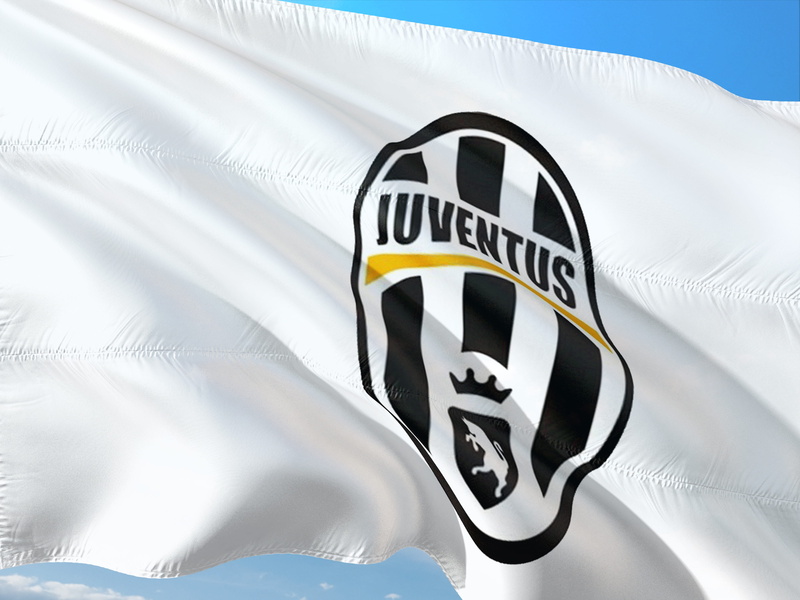 champions league, juventus turin, flag, soccer, safety, warning sign, text, football, white color, fc, close-up, day, mode of transportation, airplane