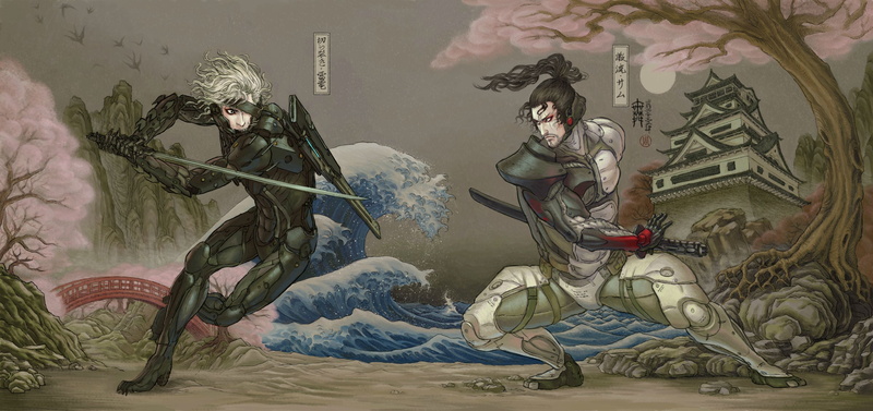 Metal Gear Rising: Revengeance, video game art, Sam, Japanese Art, Raiden, 2K