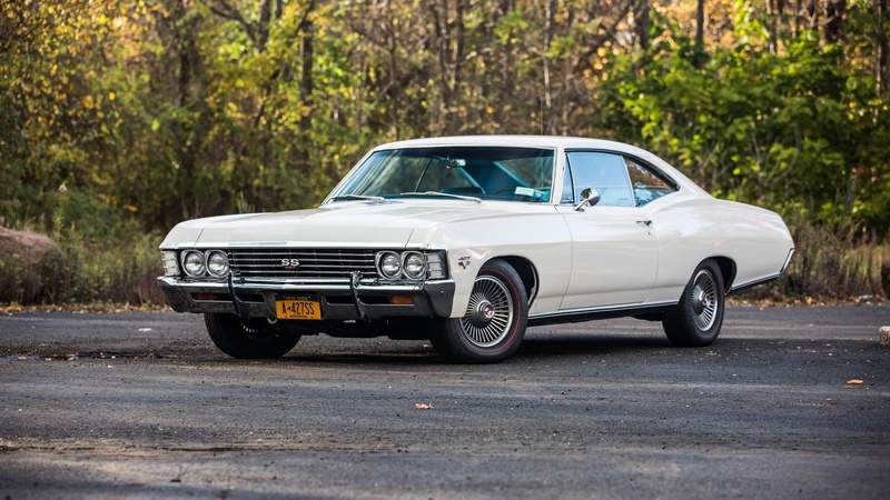 chevrolet, impala, 1967, white, (ss), cars, 720P