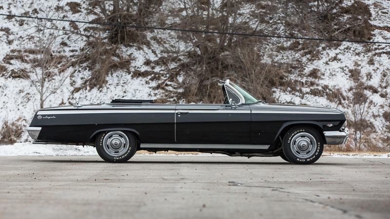 impala, (ss), 720P, black, cars, convertible, chevrolet, 1962