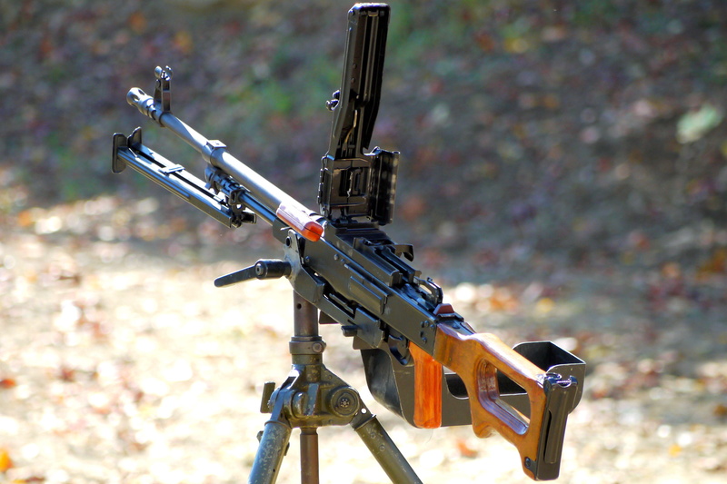 nerassypnoy, tripod, half, machine, single, 1961, day, second, wars, 62 mm, metal, food, light, Michael, adopted, year, Kalashnikov, for, 7.62H54R, beginning