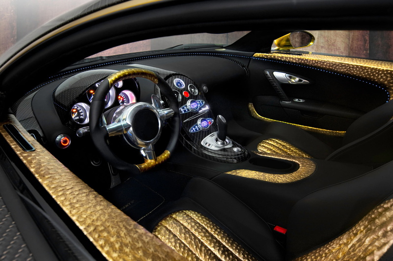 luxury, 1080P, vehicle Interior, dashboard, black Color, steering Wheel, road trip, Bugatti Veyron 16.4 LINEA Vincero doro, technology, Bugatti Veyron