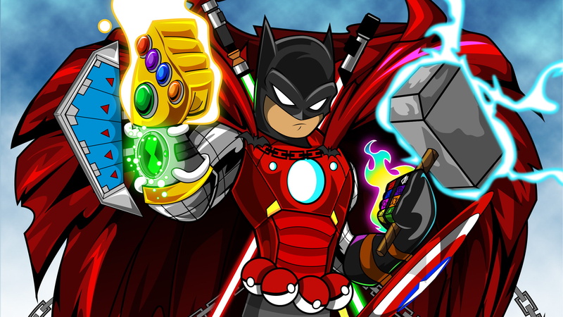 digital art, hd, superheroes, behance, artist, 1080P, batman, artwork