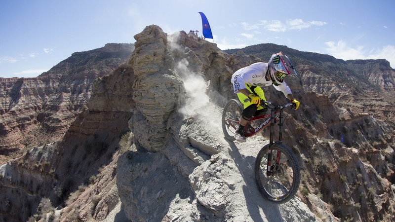 bull, rampage, bicycles, 1080P, sports, red, extreme
