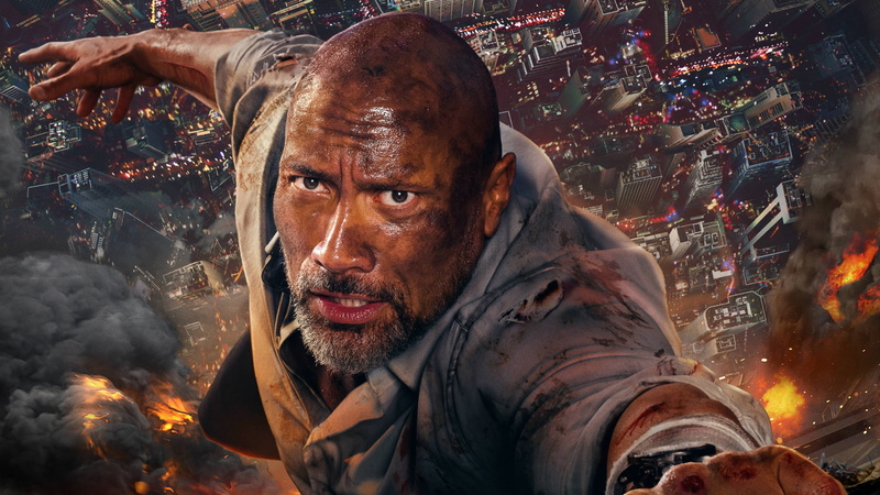 johnson, Skyscraper, 2K, rampage, dwayne, 4k, Dwayne Johnson