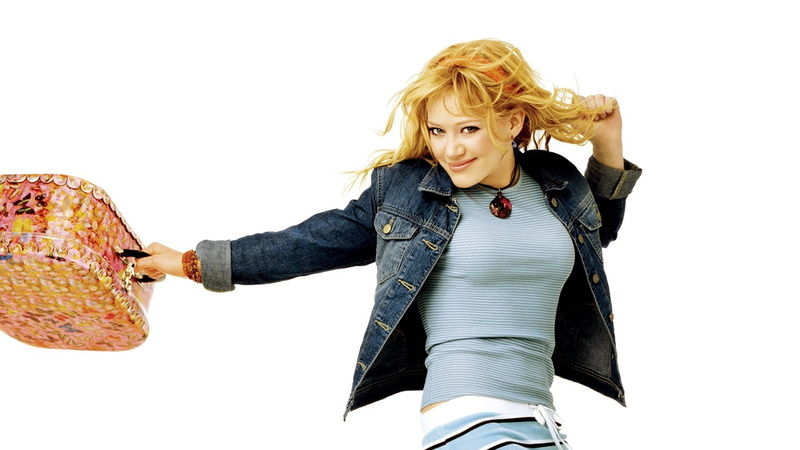 beautiful woman, jeans, one person, hairstyle, smiling, beauty, Hilary Duff, emotion, positive emotion, hair, women, Movie, young adult, lifestyles, casual clothing