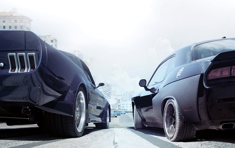 1080P, tire, street, no people, stationary, truck, Fast and Furious, land vehicle, The Fate of The Furious, wheel, road, sky, day, nature, architecture