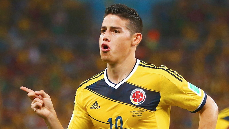 soccer, footballers, men, 720P, James Rodriguez
