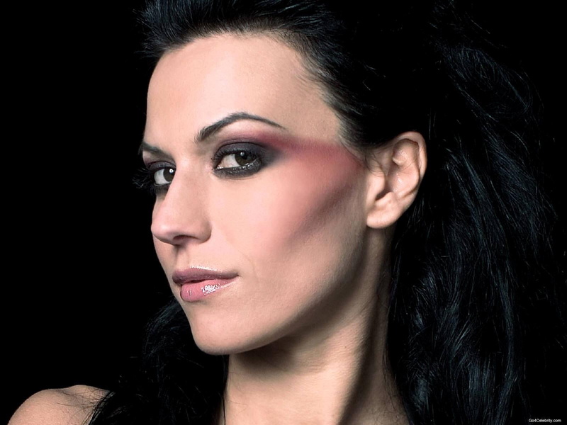 720P, indoors, contemplation, cristina scabbia, fashion, young women, black hair, beauty, front view, young adult, hair, close-up, body part, lifestyles