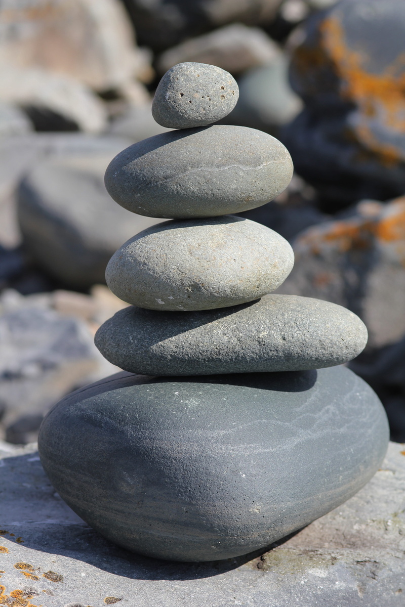 stones, pebble, nature, smooth, simplicity, land, tranquility, garden, stone, beach, stack, tranquil, solid, balance, pebbles, hard, no people, gray, round