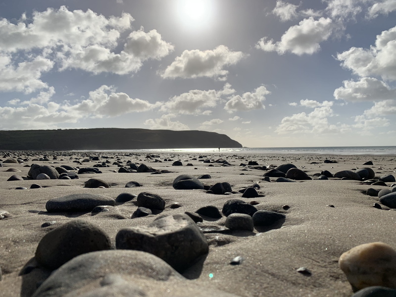 horizon, gravel, cloud - sky, sand, road, sea, sunlight, scenics - nature, outdoors, tranquil scene, ocean, rock, elephant, pebble, land, day, nature, horizon over water