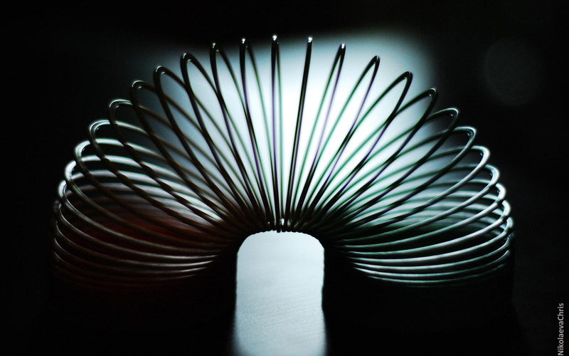 coil, photography, slinky, 2K, hdr