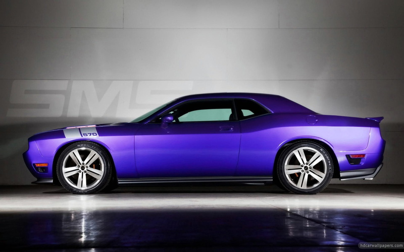 dodge, 1080P, cars, challenger, sms, purple, coupe