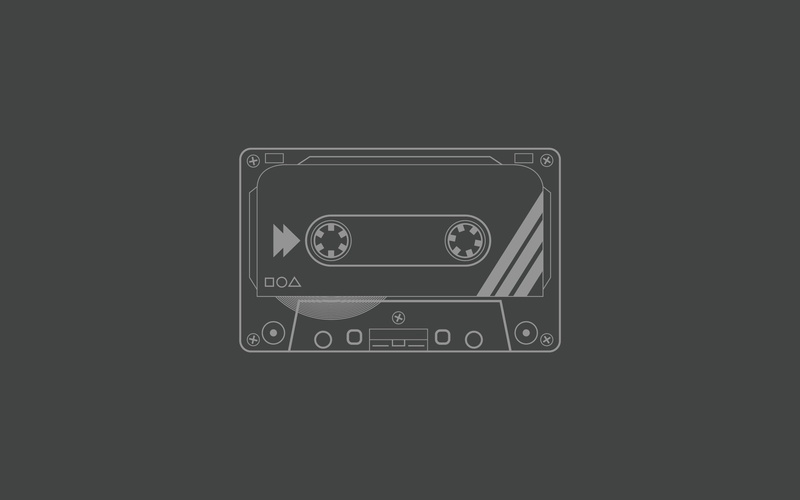 cassette, audio, minimalism, artwork, 2K