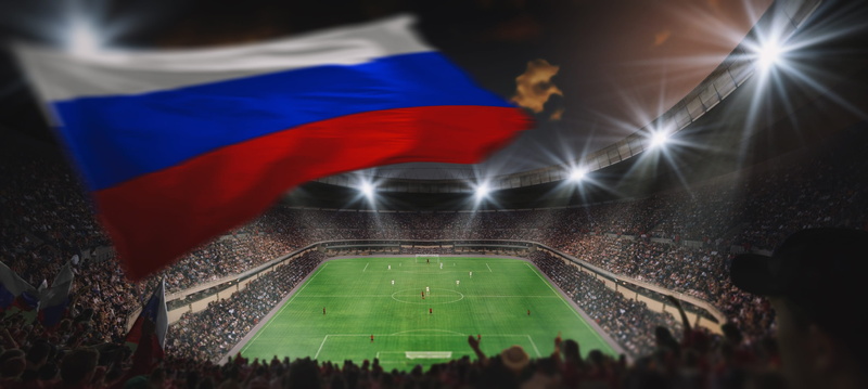 sport, trophy, club, team sport, audience, fans, outdoors, graß, group of people, kick, waving, 2018, football game, tribune, arena, night, crowd, football stadium